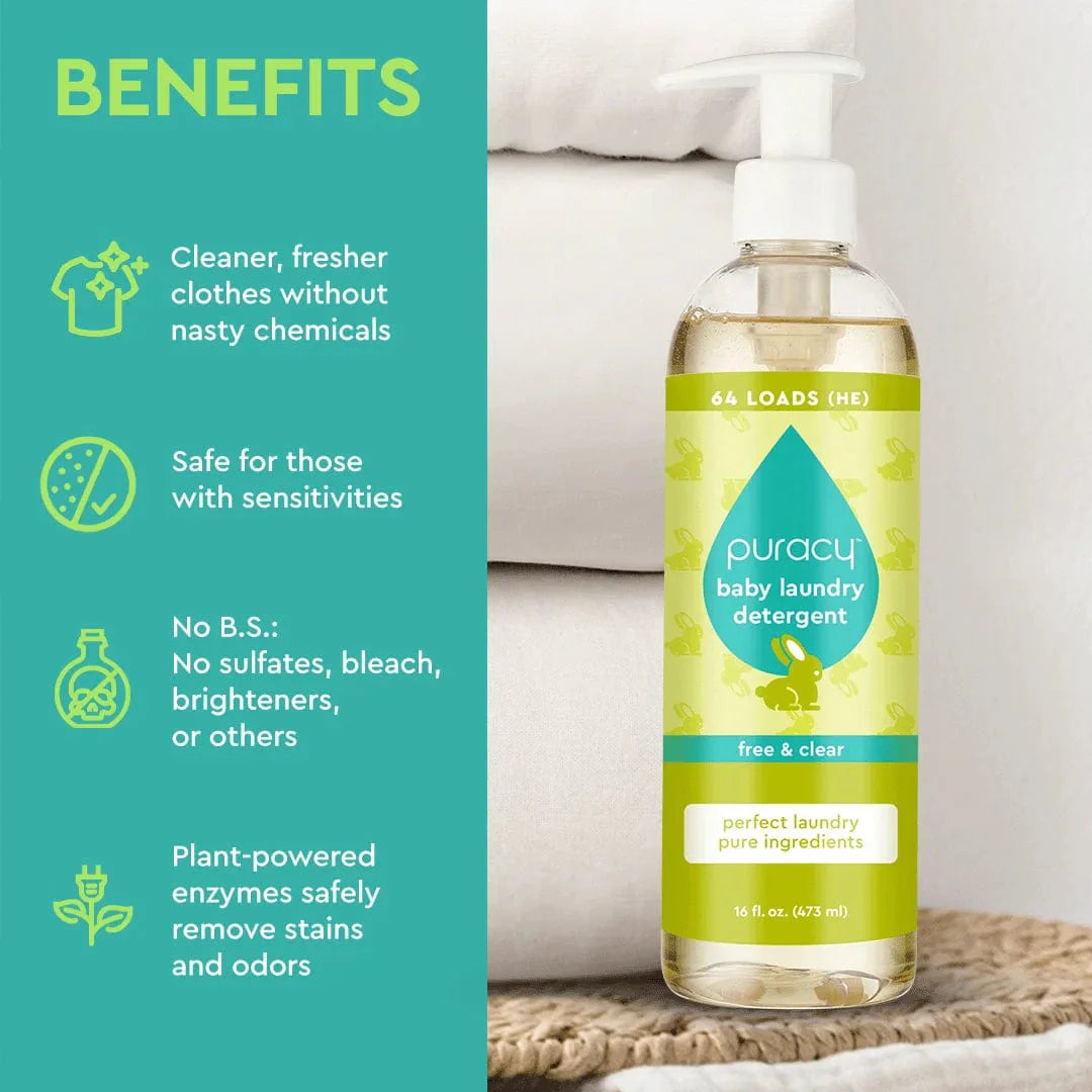Baby Laundry Detergent – Gentle & Hypoallergenic Formula ec-friendly