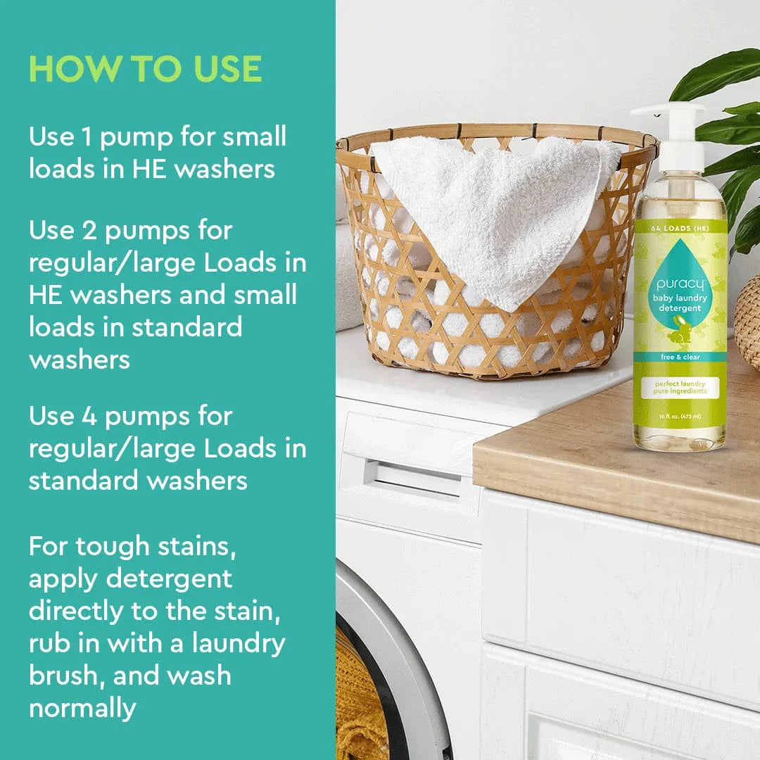 Baby Laundry Detergent – Gentle & Hypoallergenic Formula ec-friendly