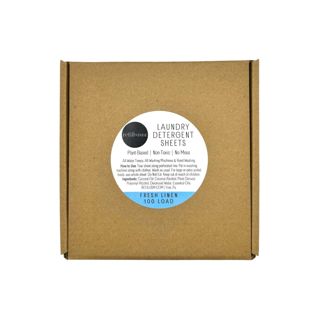 Eco-Friendly Laundry Detergent Sheets – Plant-Based, 100 Loads