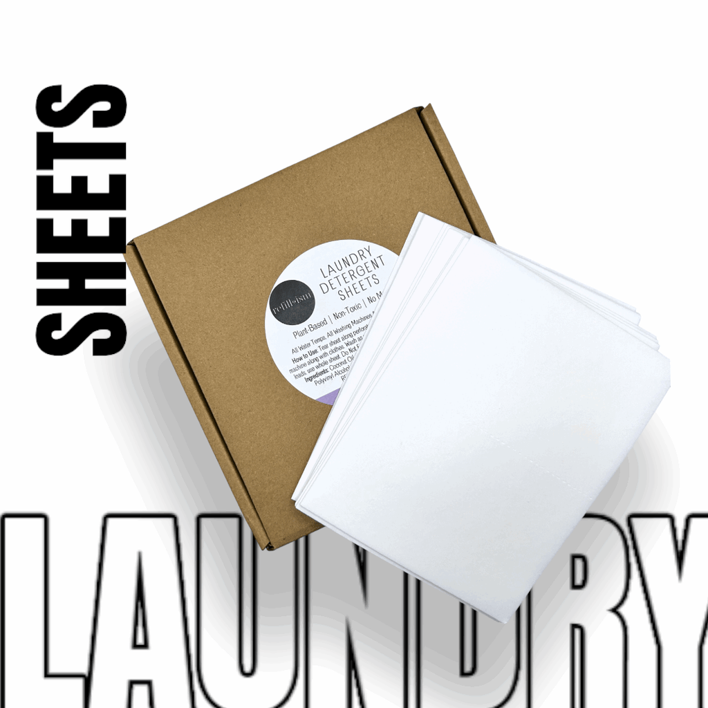 Eco-Friendly Laundry Detergent Sheets – Plant-Based, 100 Loads