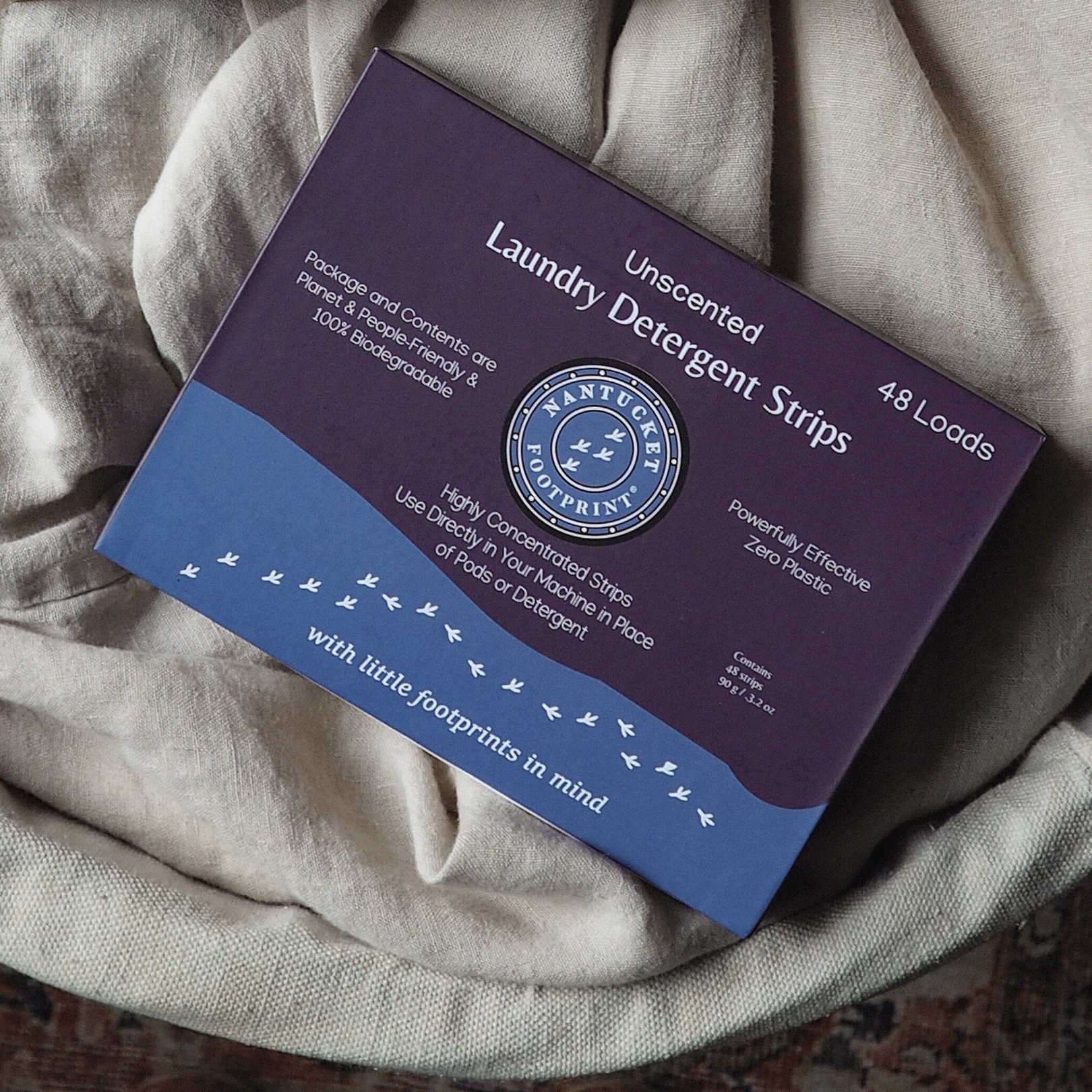 Laundry Detergent Sheets – Unscented, Eco-Friendly, 48 Strips